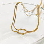 Asiya שרשרת קשר מצופה זהב 14K