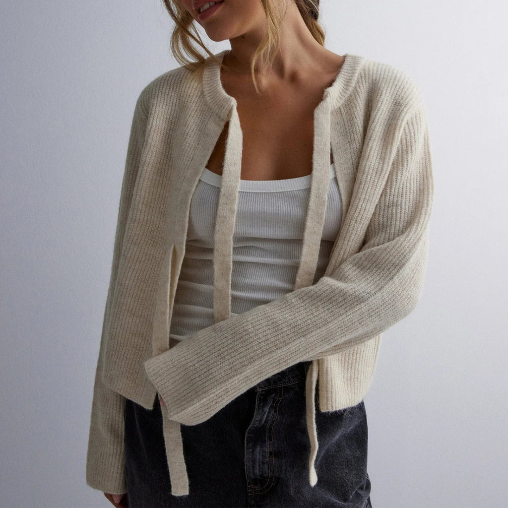 Arthur קרדיגן קשירה סרוג